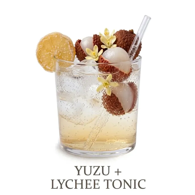 Yuzu + Lychee Tonic