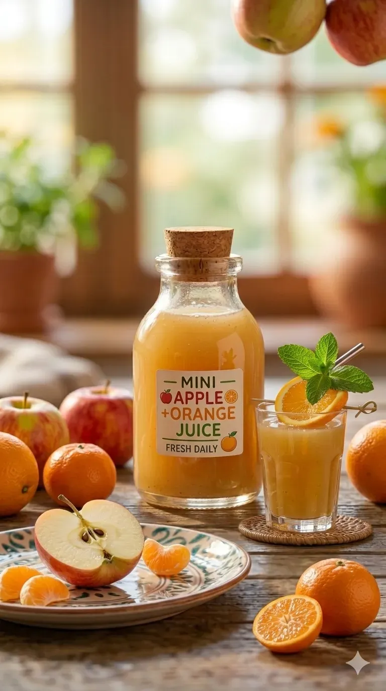 Mini Apple + Orange Juice