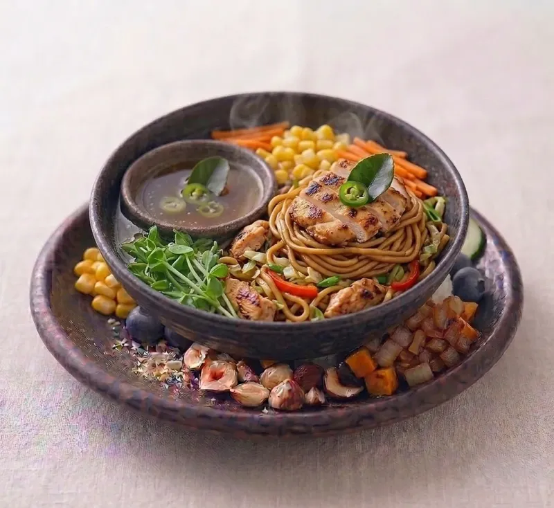 Chicken Yaki Soba