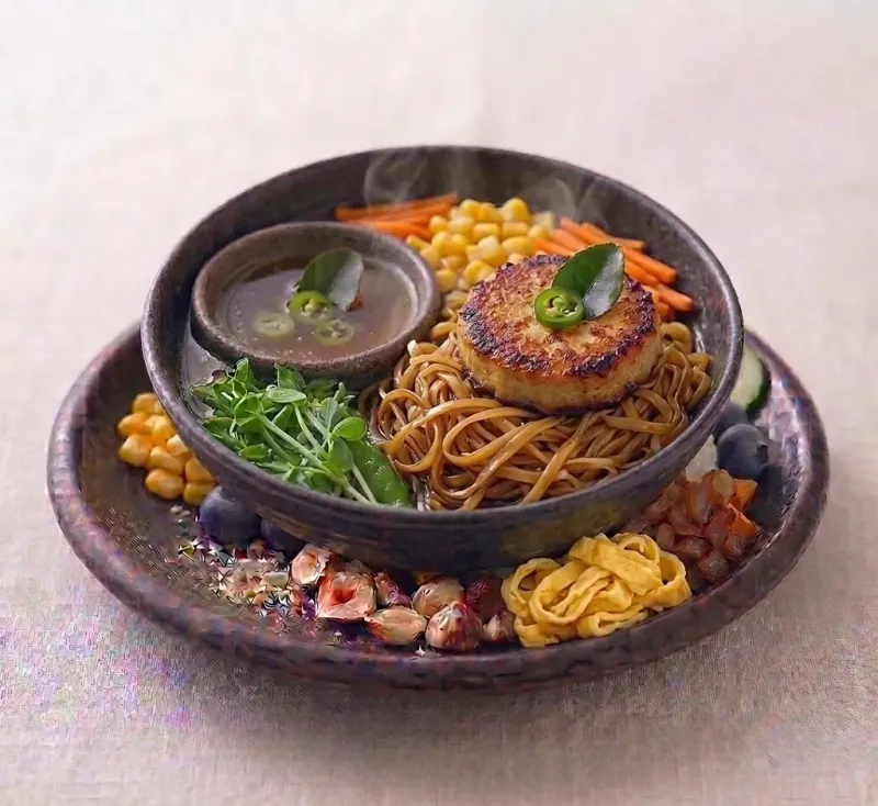 Yasai Yaki Soba (Rice Noodles)