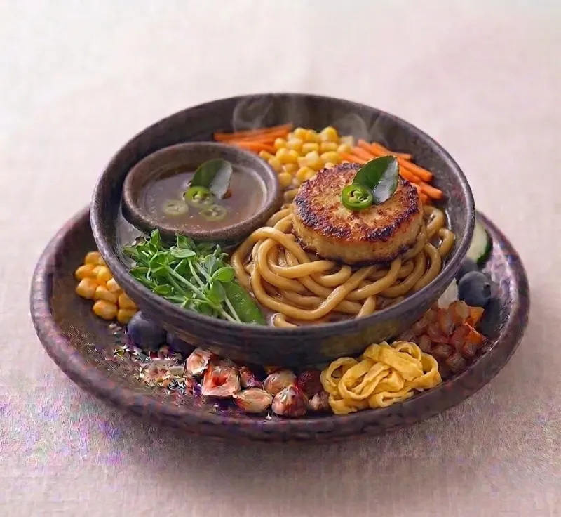Yasai Yaki Soba (Udon Noodles)