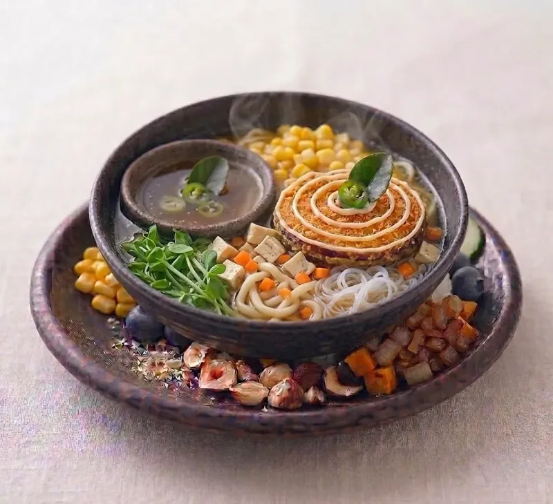 Yasai Ramen Noodle Soup (Udon Noodles)