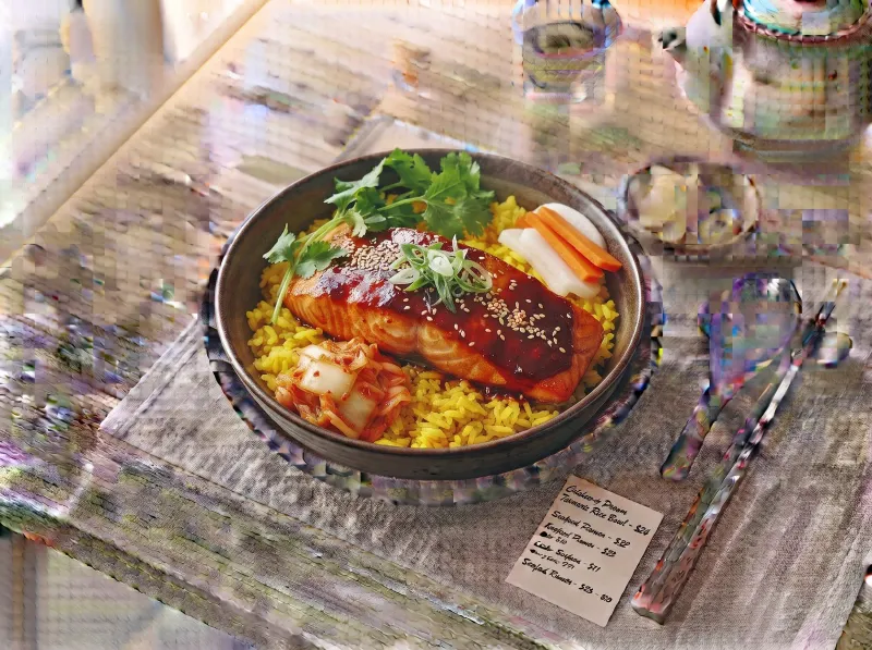 Gochujang Salmon Rice Bowl