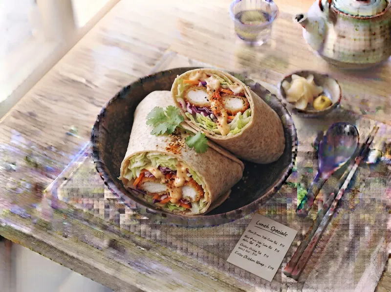 Katsu Chicken Wrap