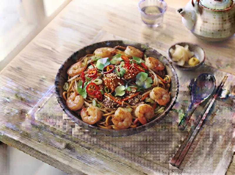 Prawn Yaki Soba
