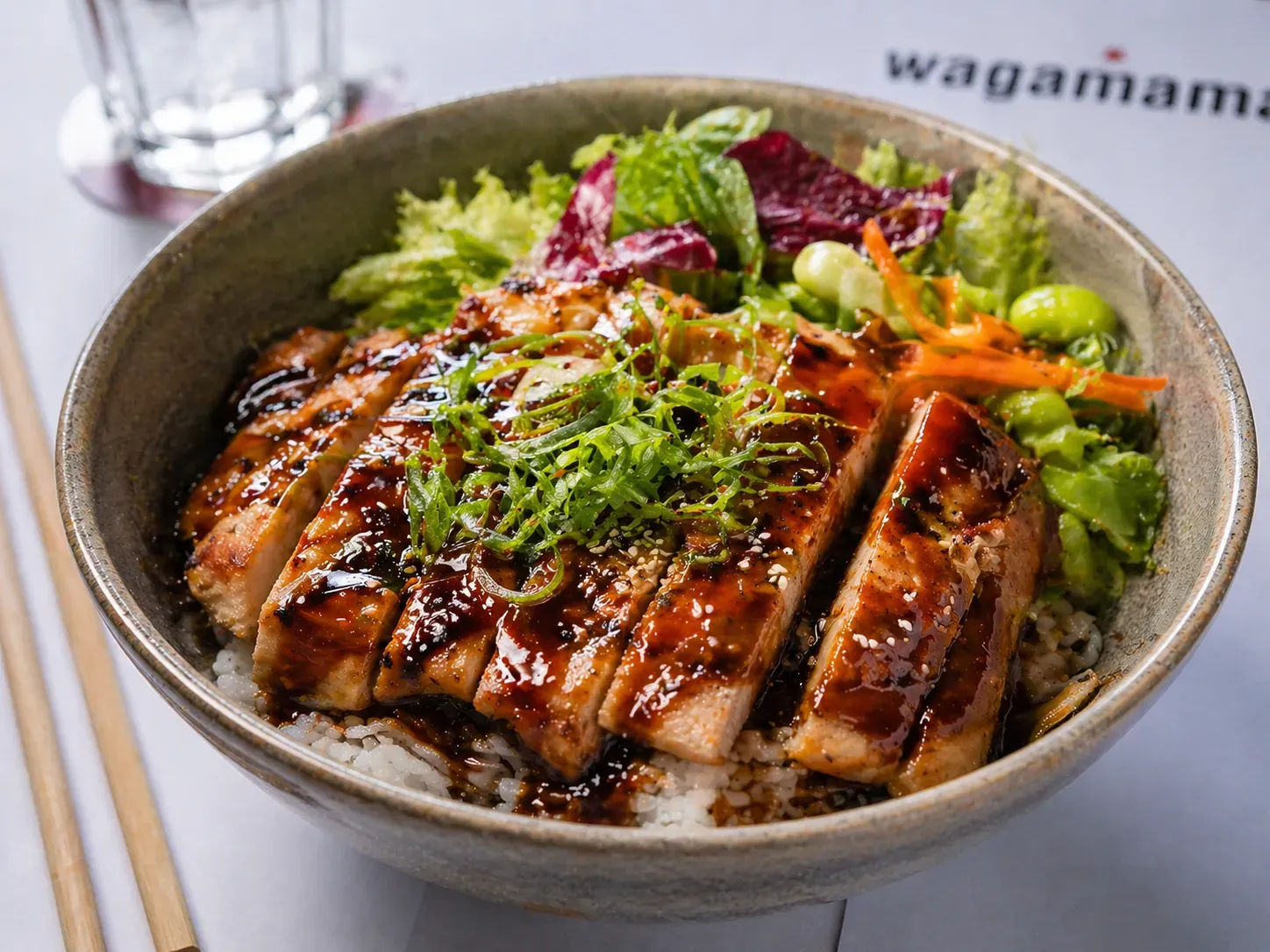 The real Wagamama Chicken Thigh Teriyaki Donburi this recipe is inspired by