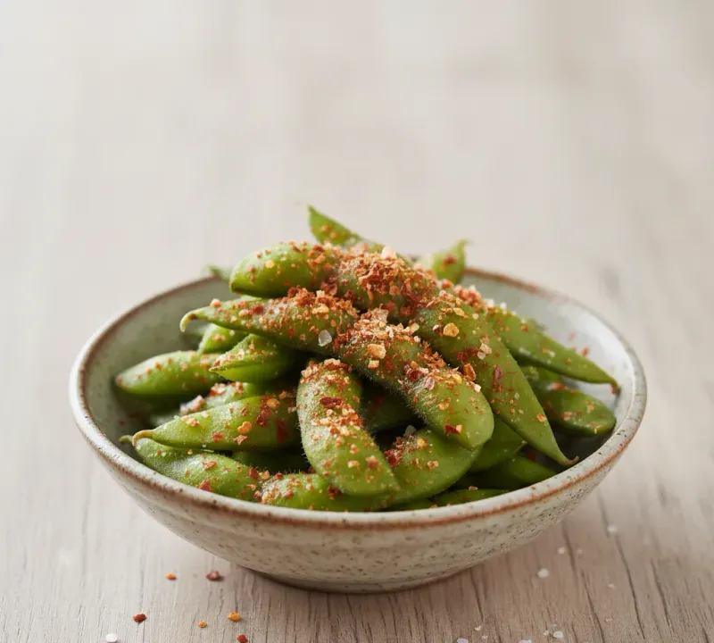 The real Wagamama Edamame With Chilli + Garlic Salt this recipe is inspired by