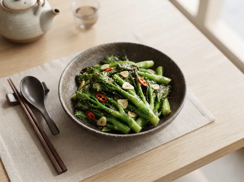 Wok-Fried Greens
